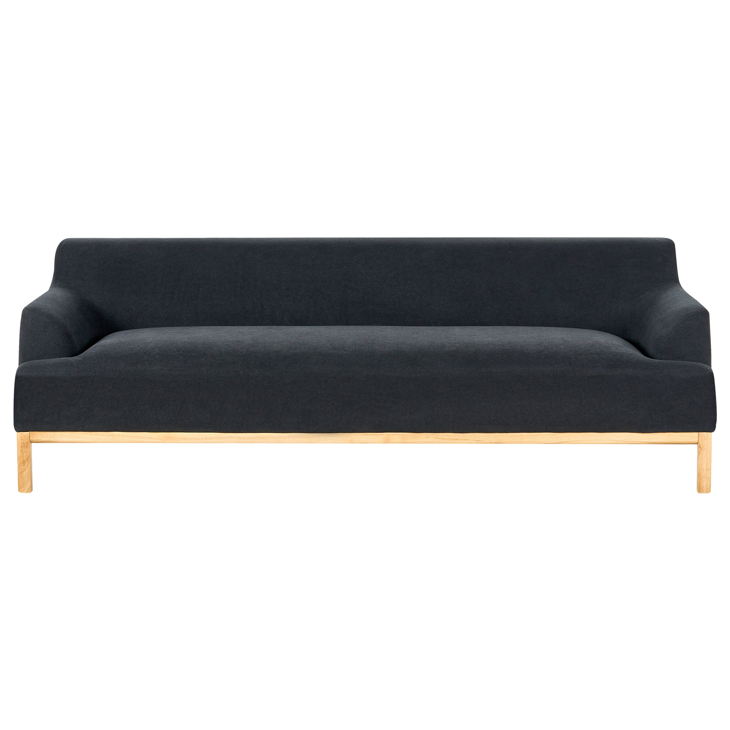 Sohva SOSJO kangas Musta 3-istuttava