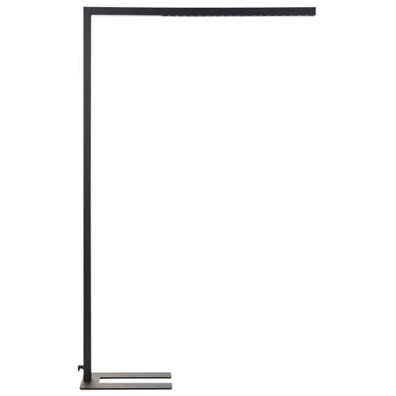 LED-lattiavalaisin MENSA liiketunnistimella Metalli Musta