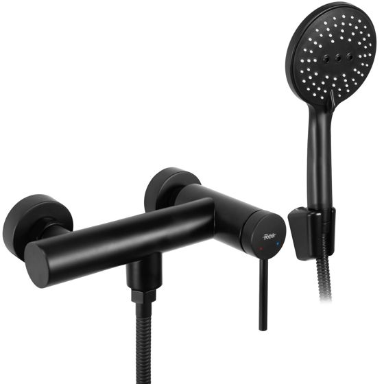 REA Suihkuhana JS-702304B CLIF 140 musta, 14X22X11CM