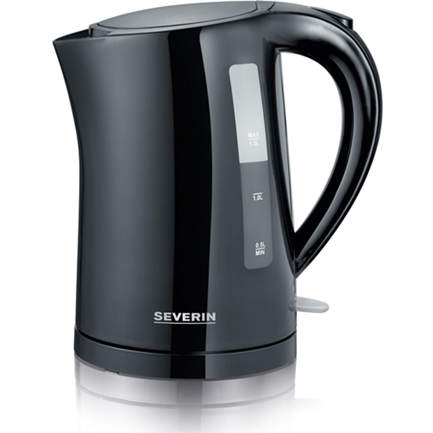 Vedenkeitin, 1,5L, 2200W, Musta, Hidden Element