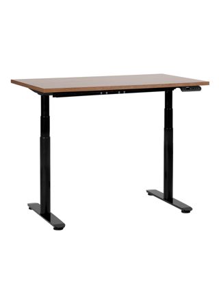 Sähkösäädettävä työpöytä DESTINAS Ruskea/musta 120 cm 72 cm