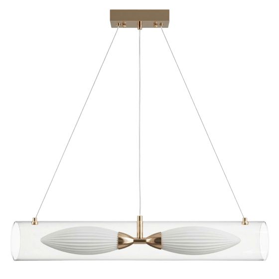 TOOLIGHT riippuvalaisin G152-2CP Kulta, 58x10x11cm