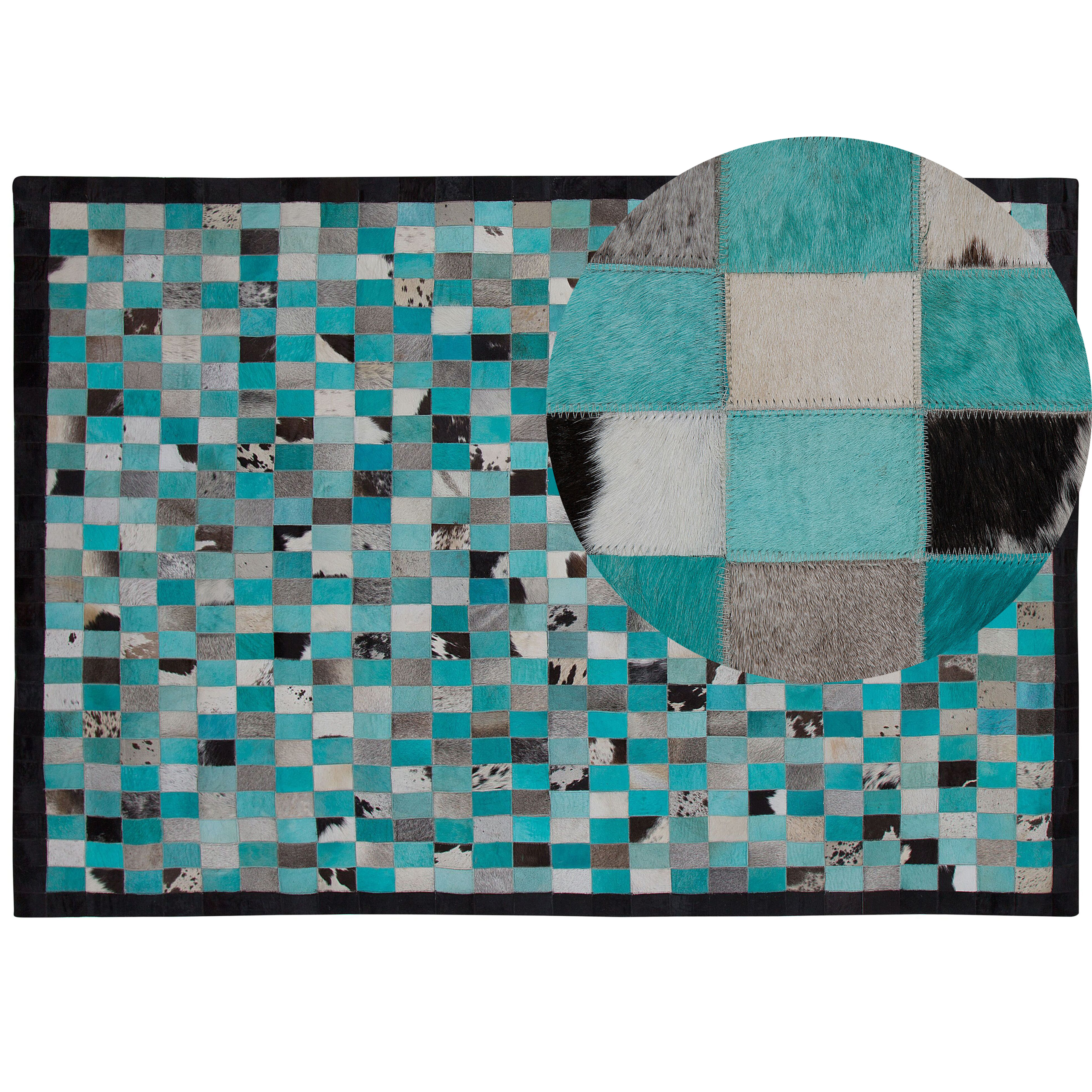 Matto NIKFER Turkoosi 160 x 230 cm Nahka