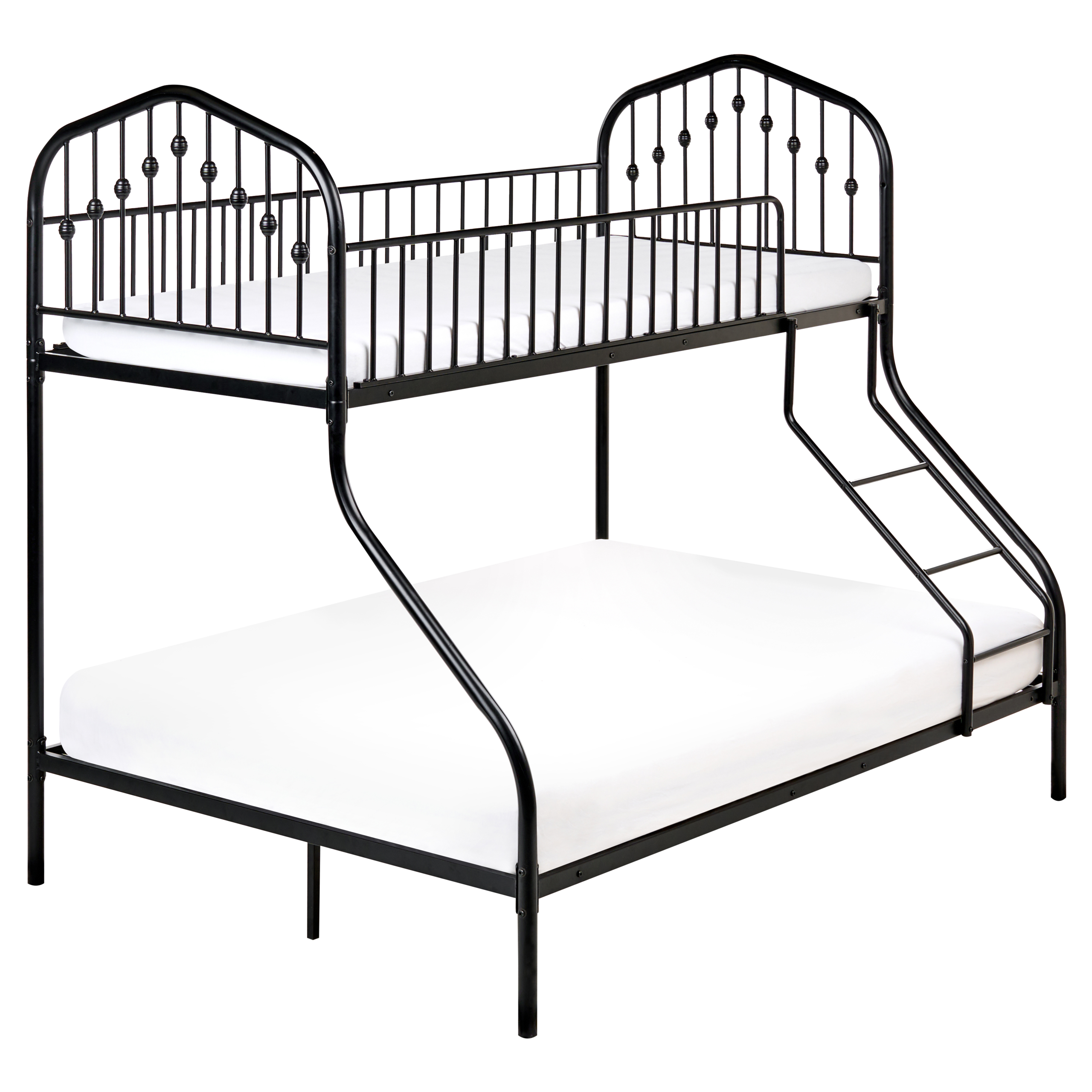 Kerrossänky metalli CHAMONIX 90/140 x 200 cm Musta