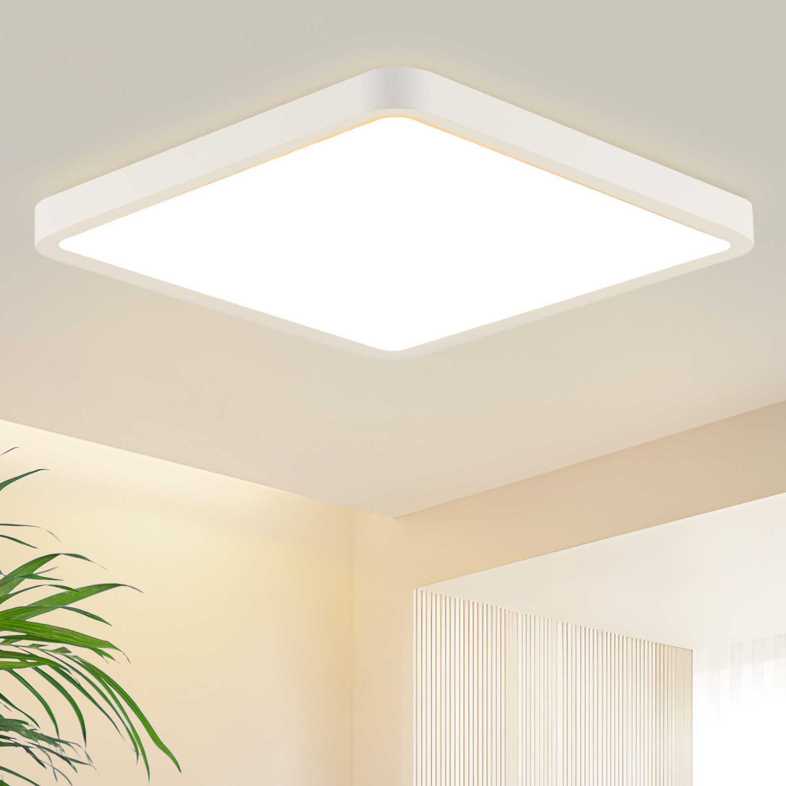 ZMH LED-kattovalaisin olohuoneeseen, 23 cm, 3000k, 18 W, makuuhuoneeseen, eteiseen