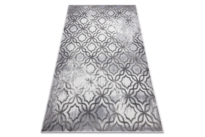 Matto NOBLE moderni 1532 45 , Marokkolainen apila - harmaa 240x330 cm