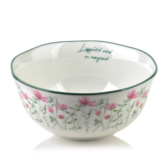 Kulho posliini AFFEKDESIGN MOLLIE 14x14x6,5 cm valkoinen 400 ml