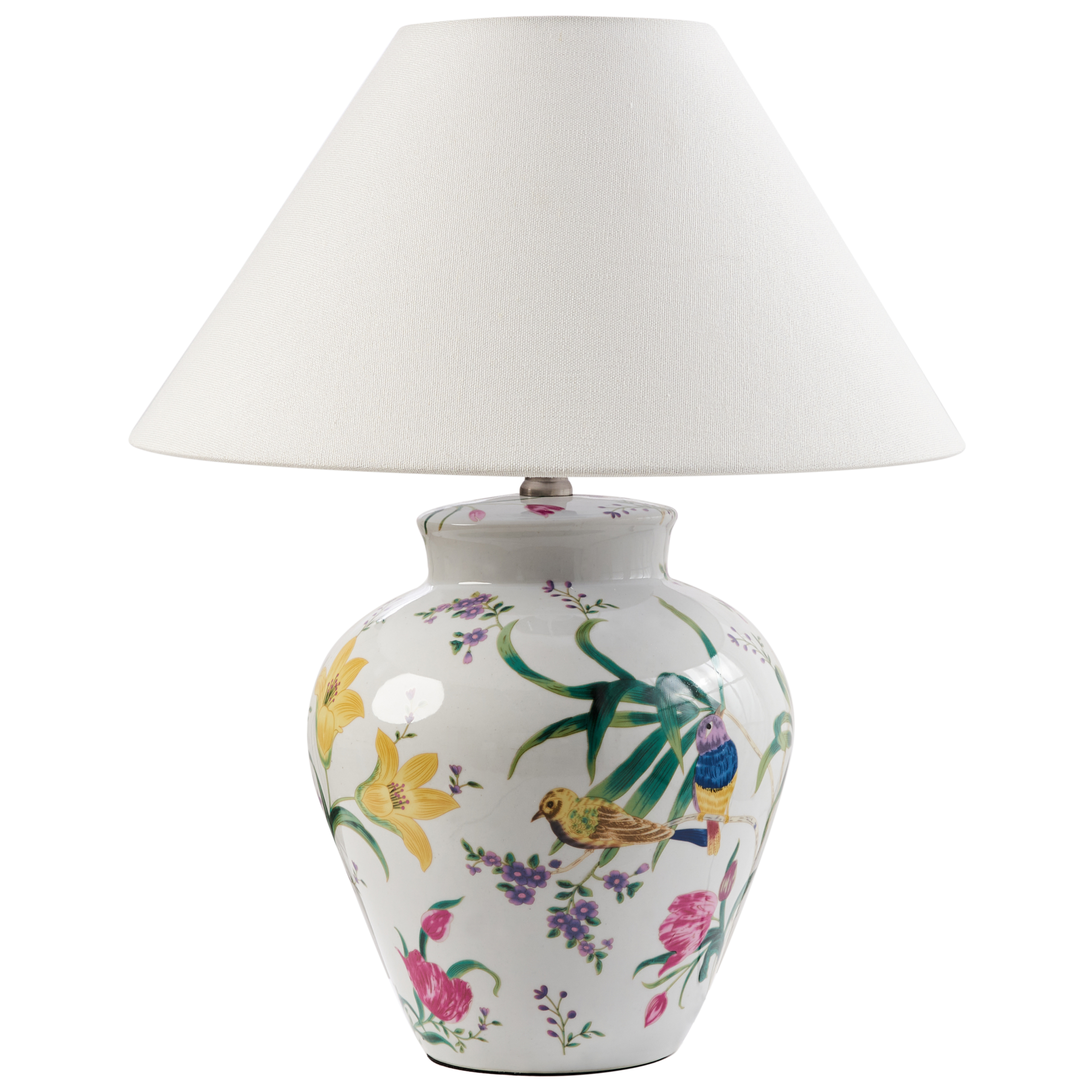 Pöytävalaisin DIOGO posliini Valkoinen