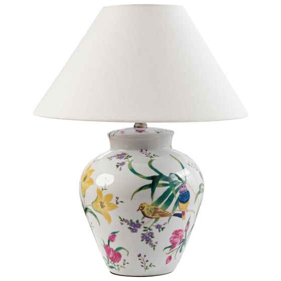 Pöytävalaisin DIOGO posliini Valkoinen