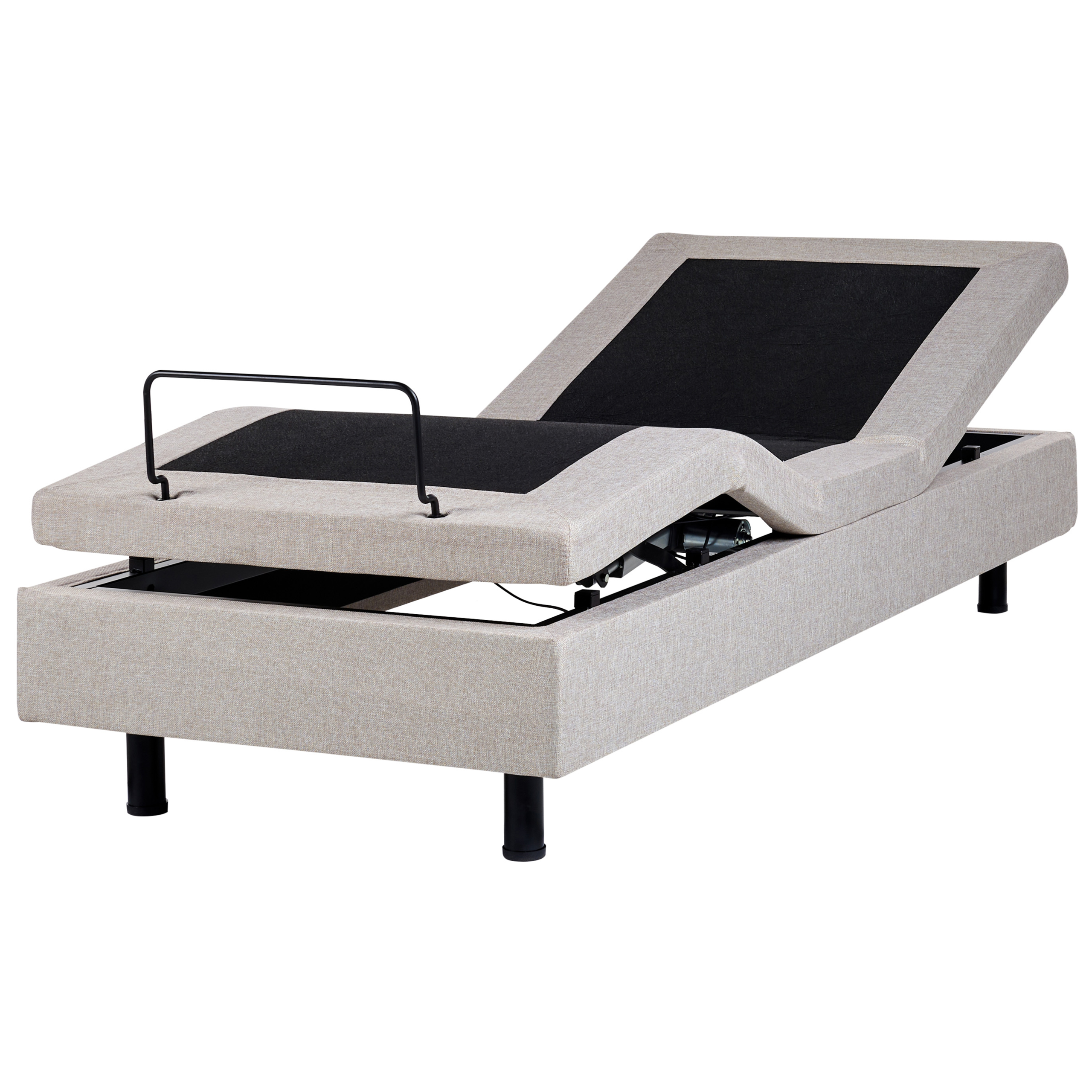 Säädettävä sänky ilman päätyä kangas DUKE 80 x 200 cm Beige