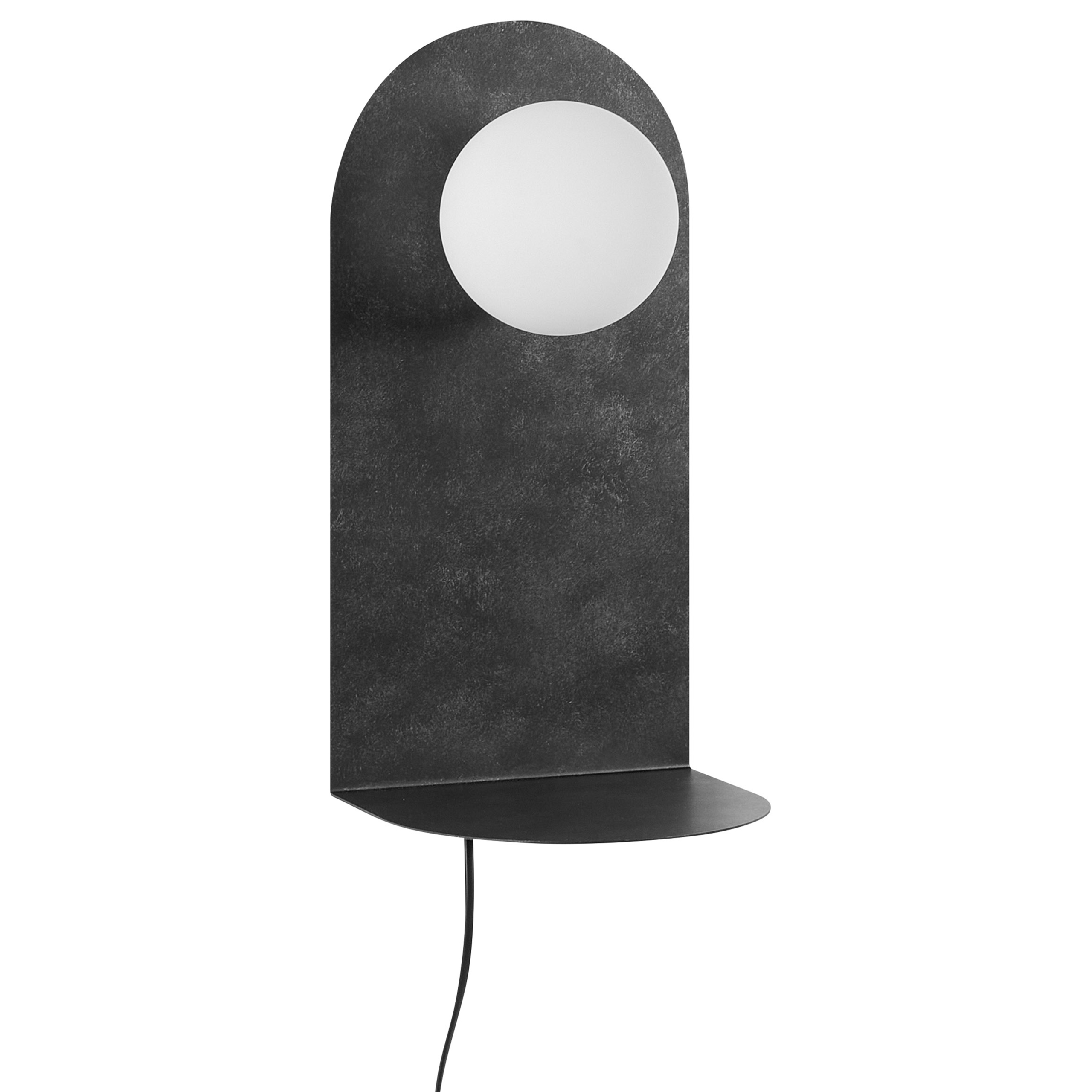 Seinävalaisin MAPI hyllyllä metalli Grafiitinharmaa