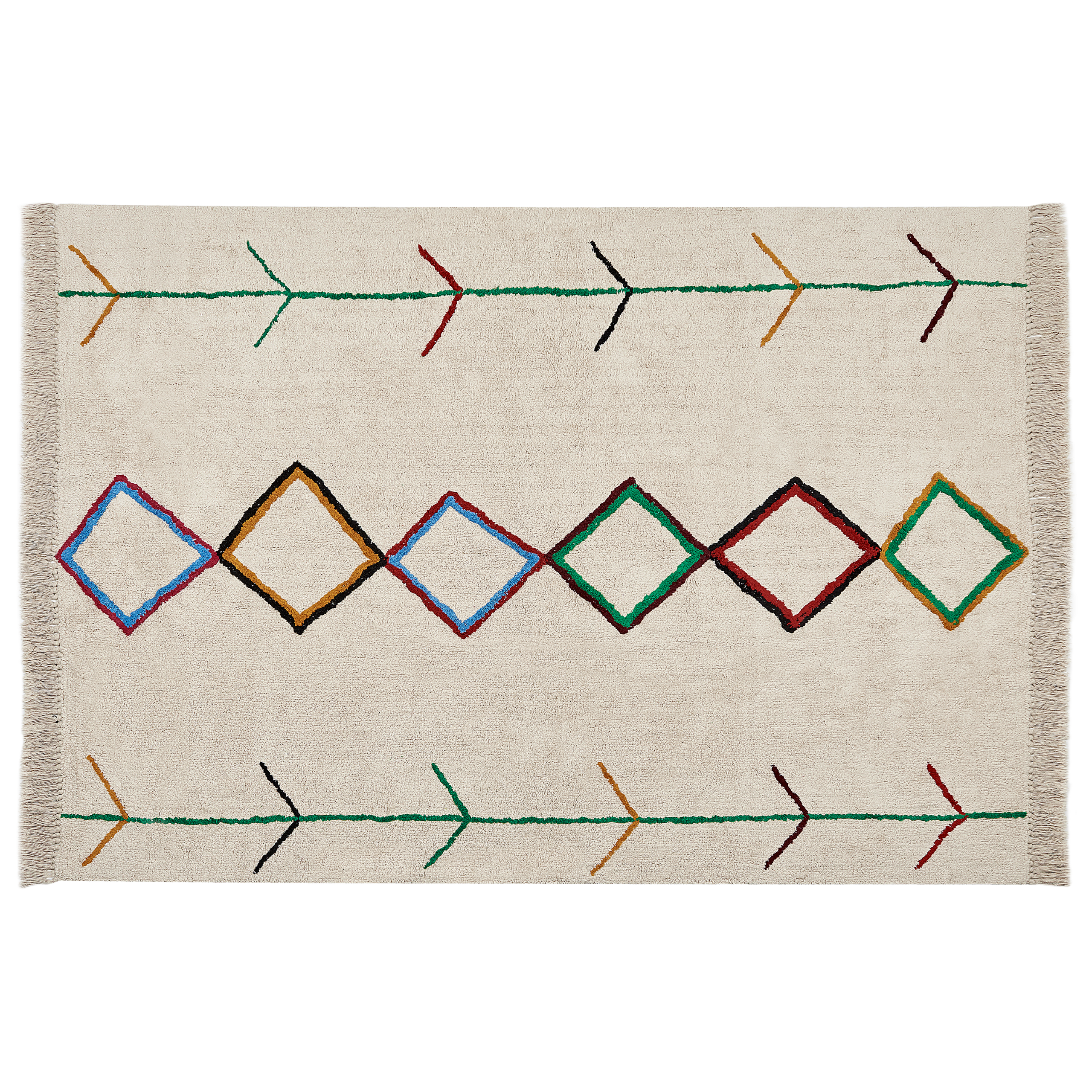 Matto CETMI Beige 160 x 230 cm Puuvilla