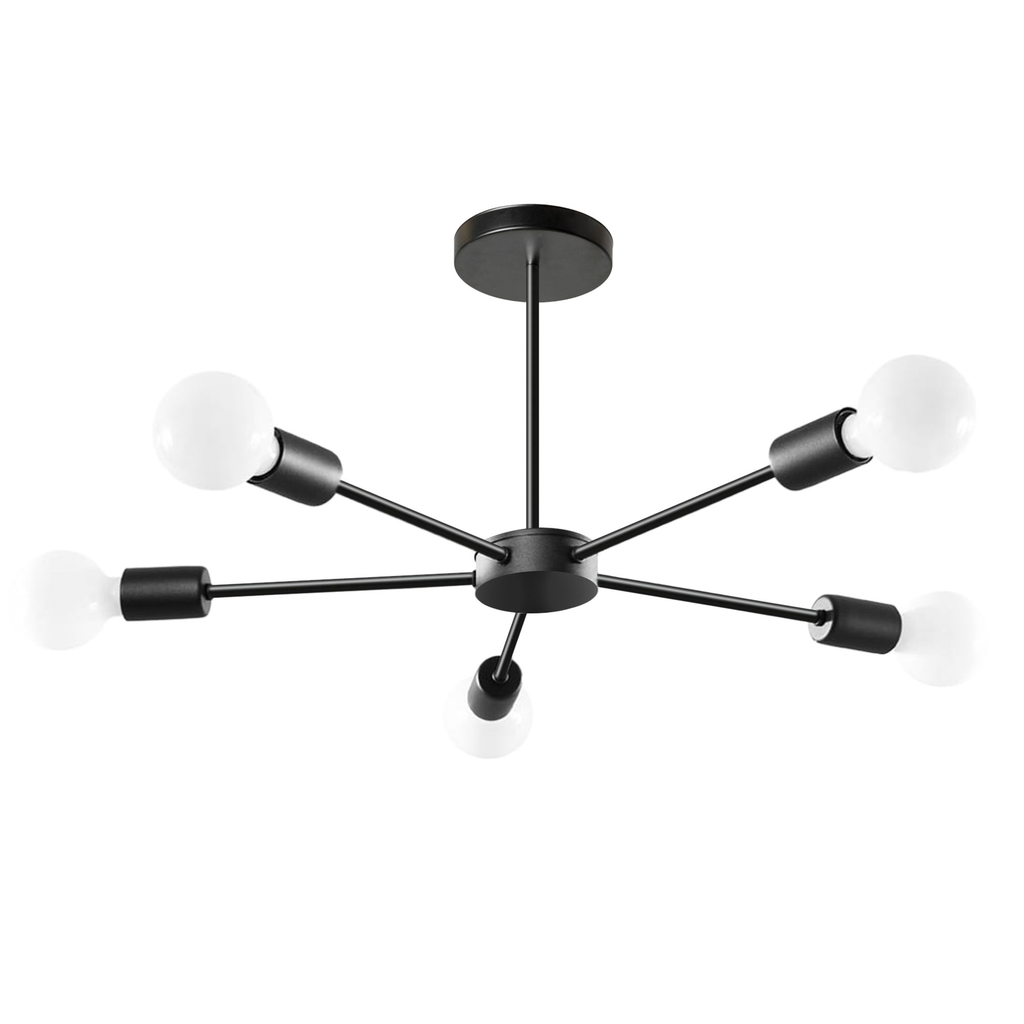 Toolight Kattovalaisin APP1024-5CP Musta 52x52x25cm