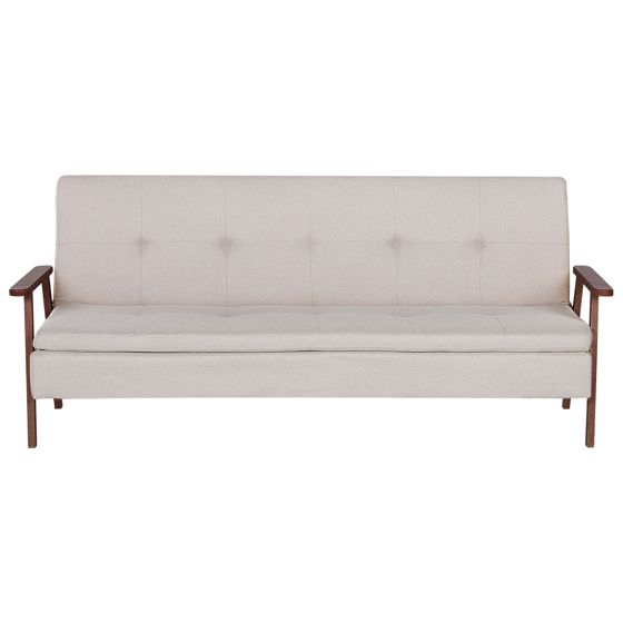 Vuodesohva TJORN kangas Beige 3-istuttava