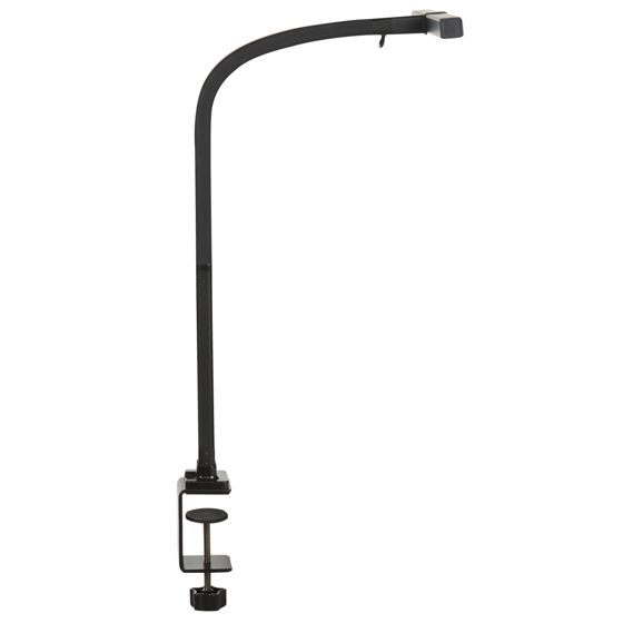 Työpöydän LED-nipistinvalaisin AURIGA liiketunnistimella metalli Musta