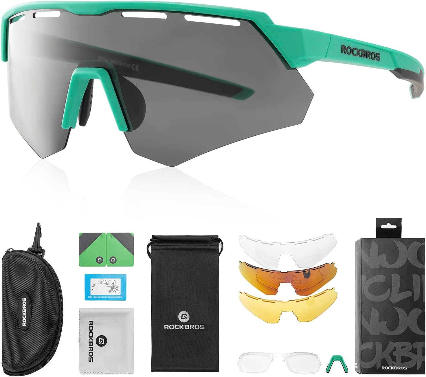 Polarisoidut Aurinkolasit 4 Vaihdettavalla Linssillä