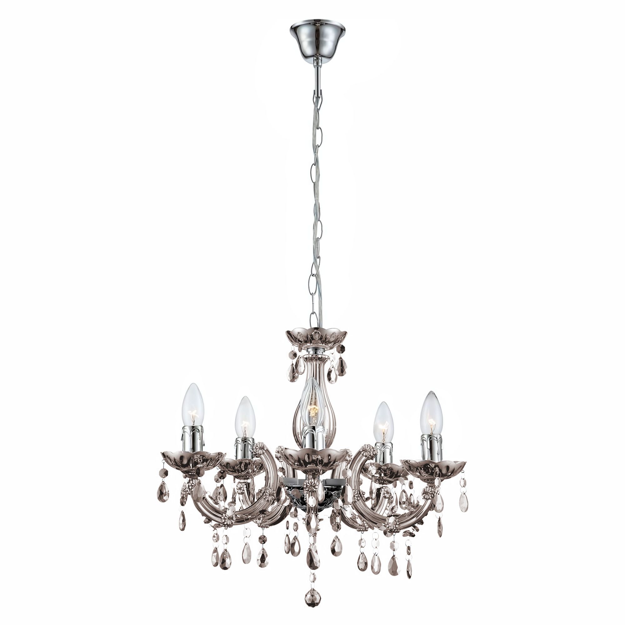 TOOLIGHT riippuvalaisin EBT003-5CP harmaa, 123X70X44CM