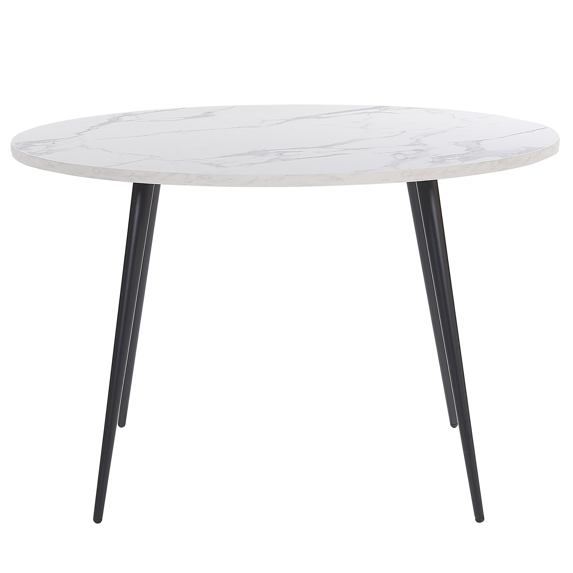 Ruokapöytä ODEON Valkoinen marmorikuvio 120 cm 120 cm