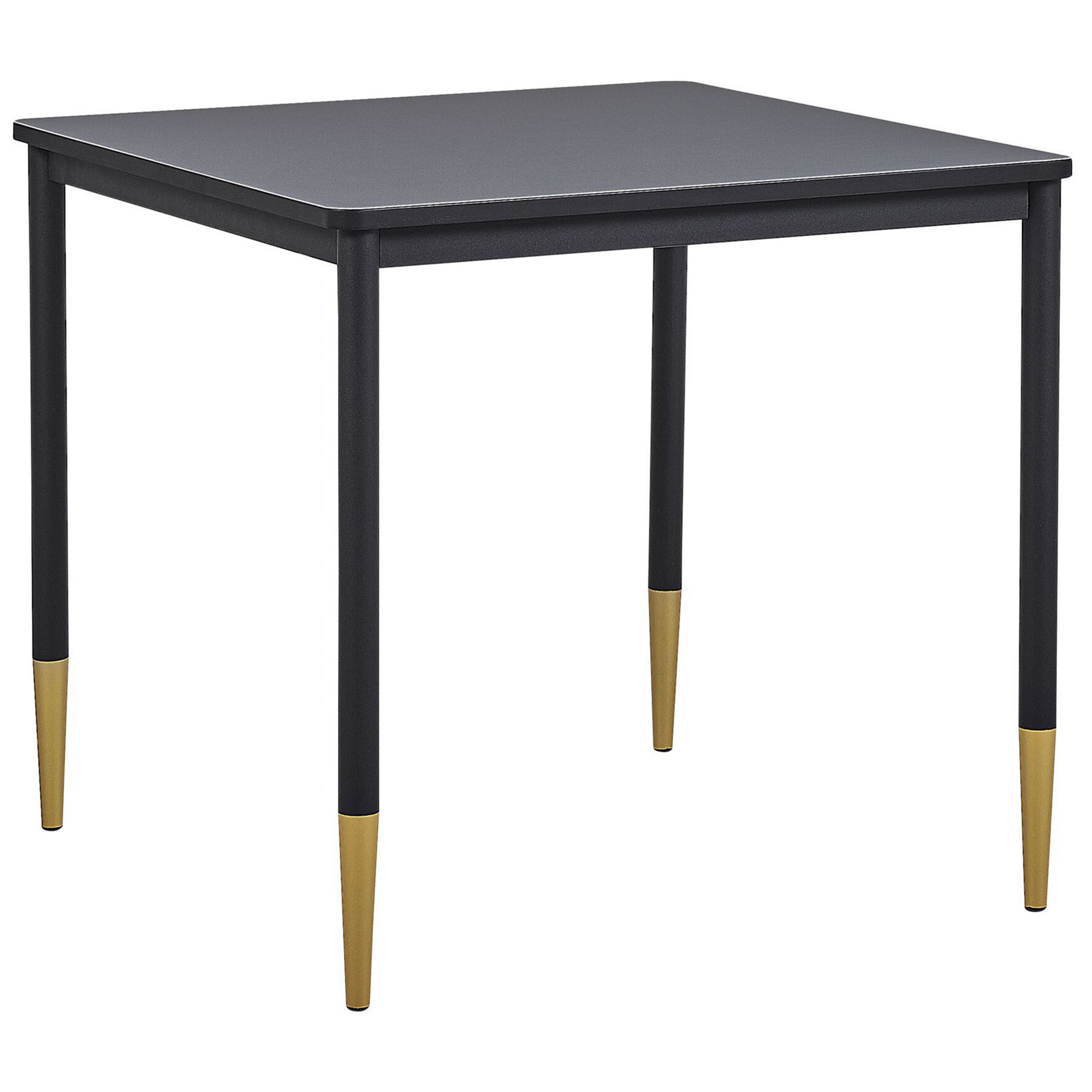 Ruokapöytä SHALFORD Musta 80 cm 80 cm