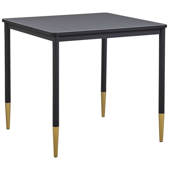 Ruokapöytä SHALFORD Musta 80 cm 80 cm