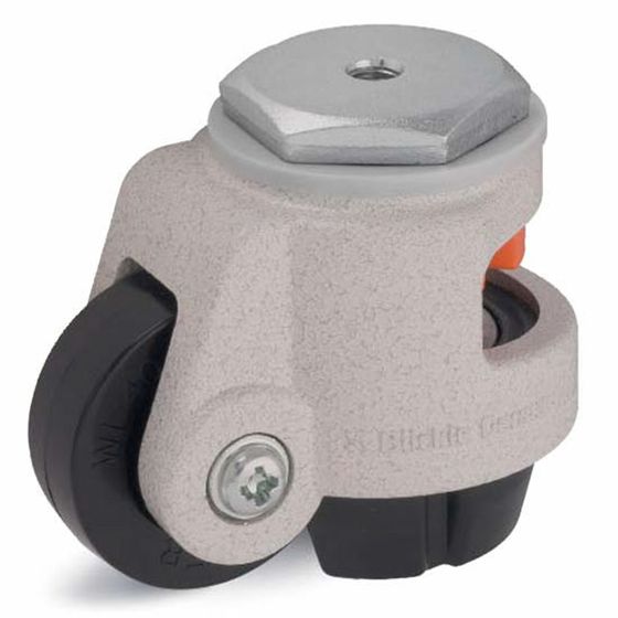 Säätöpyörä, halkaisija 50 mm, kantavuus 250 kg – valmistaja Blickle, Saksa