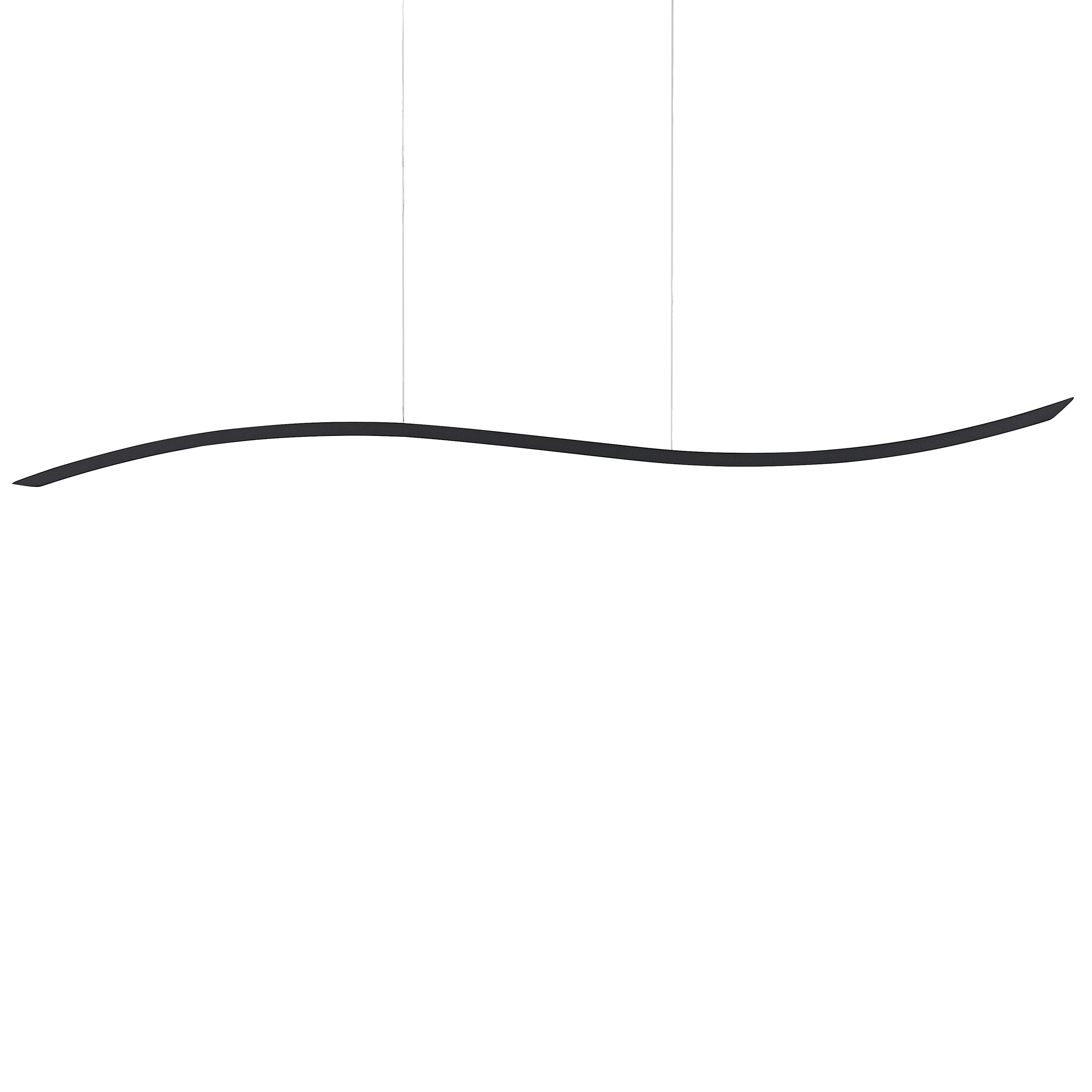 LED-riippuvalaisin CALAO metalli Musta