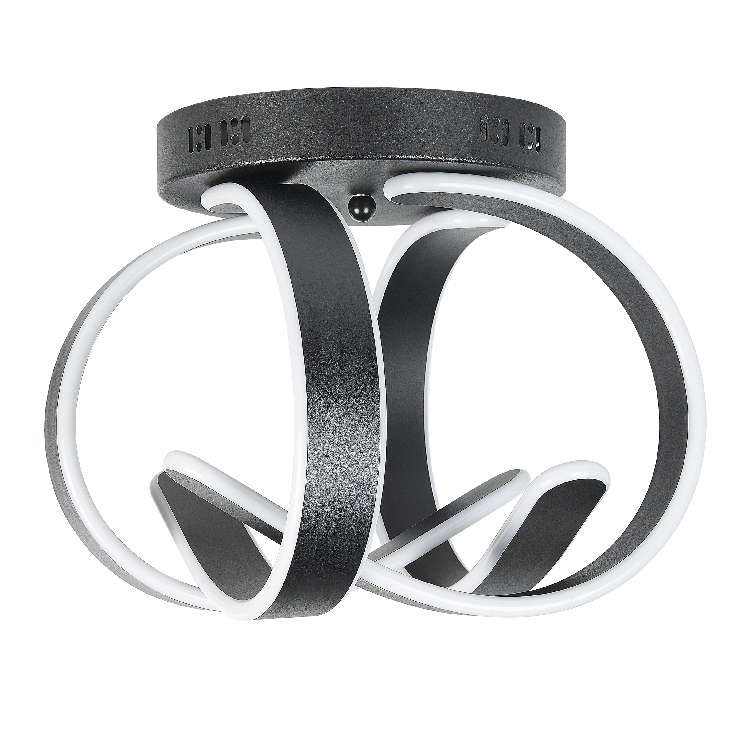 LED-kattovalaisin NURA metalli Musta