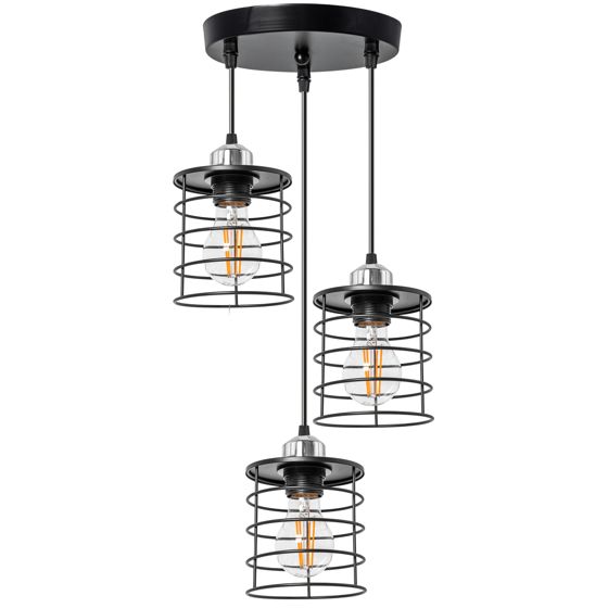 TOOLIGHT riippuvalaisin 392204 musta, 12X20X15, 5CM