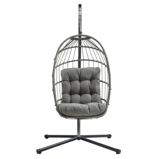 Rottinki-riipputuoli – harmaa
