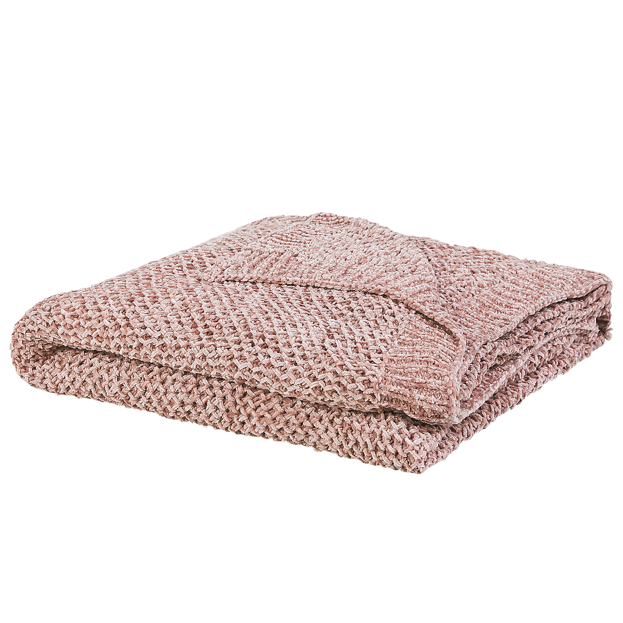 Torkkupeitto HAIFA 150 x 200 cm Vaaleanpunainen