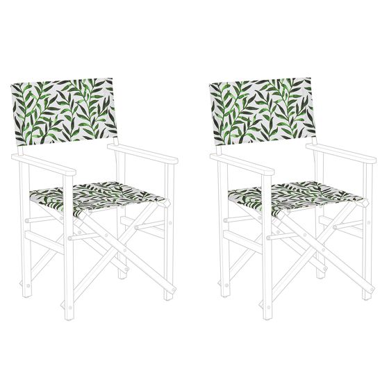 Puutarhatuolien vaihtokangassetti 2 kpl CINE Valkoinen