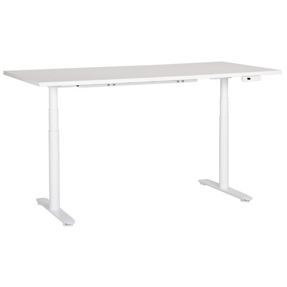 Työpöytä sähkösäädettävä DESTINAS 180 cm 80 cm Valkoinen
