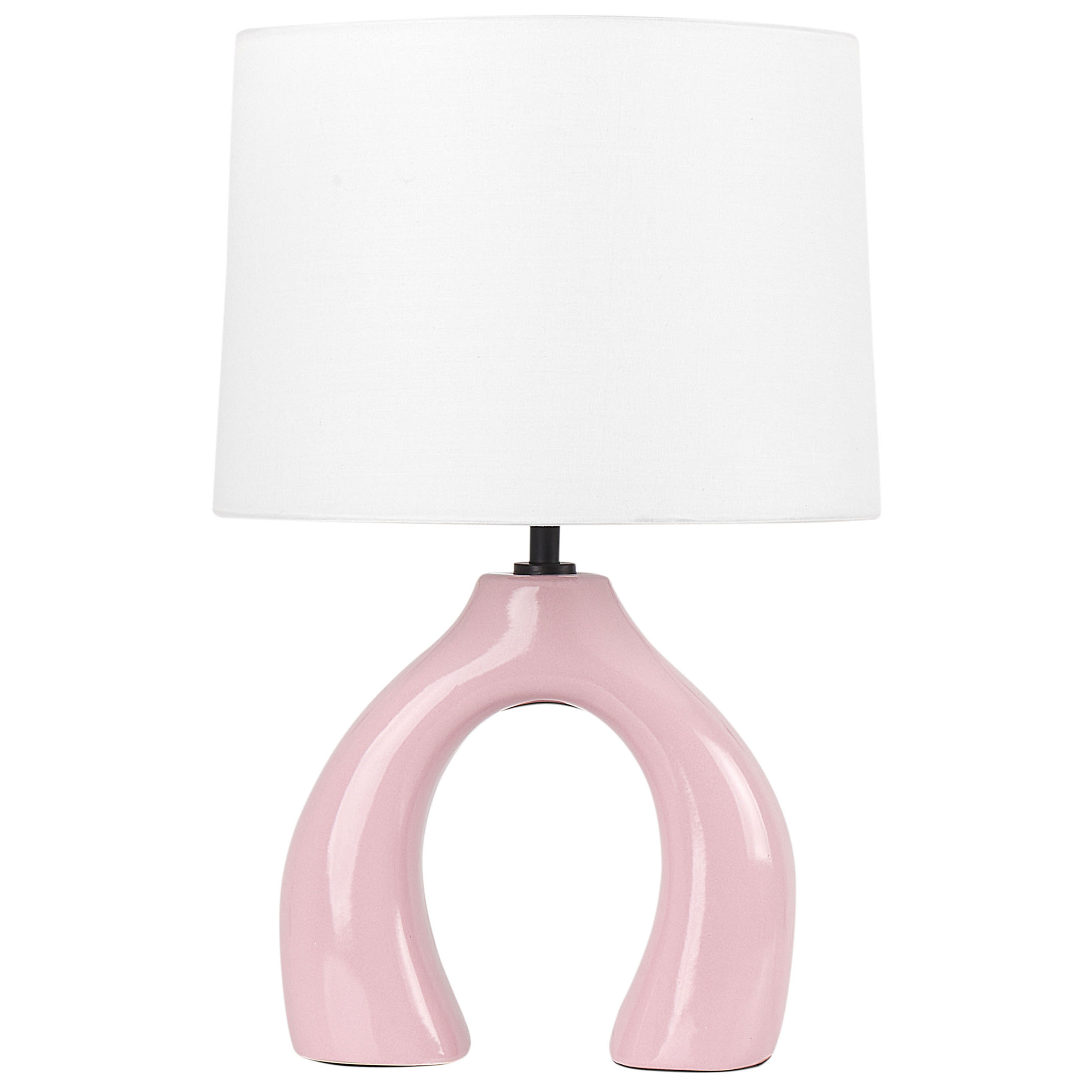 Pöytävalaisin ABBIE keramiikka Vaaleanpunainen