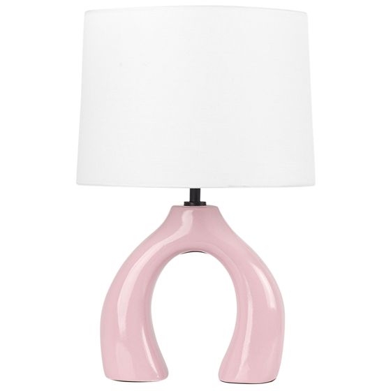 Pöytävalaisin ABBIE keramiikka Vaaleanpunainen
