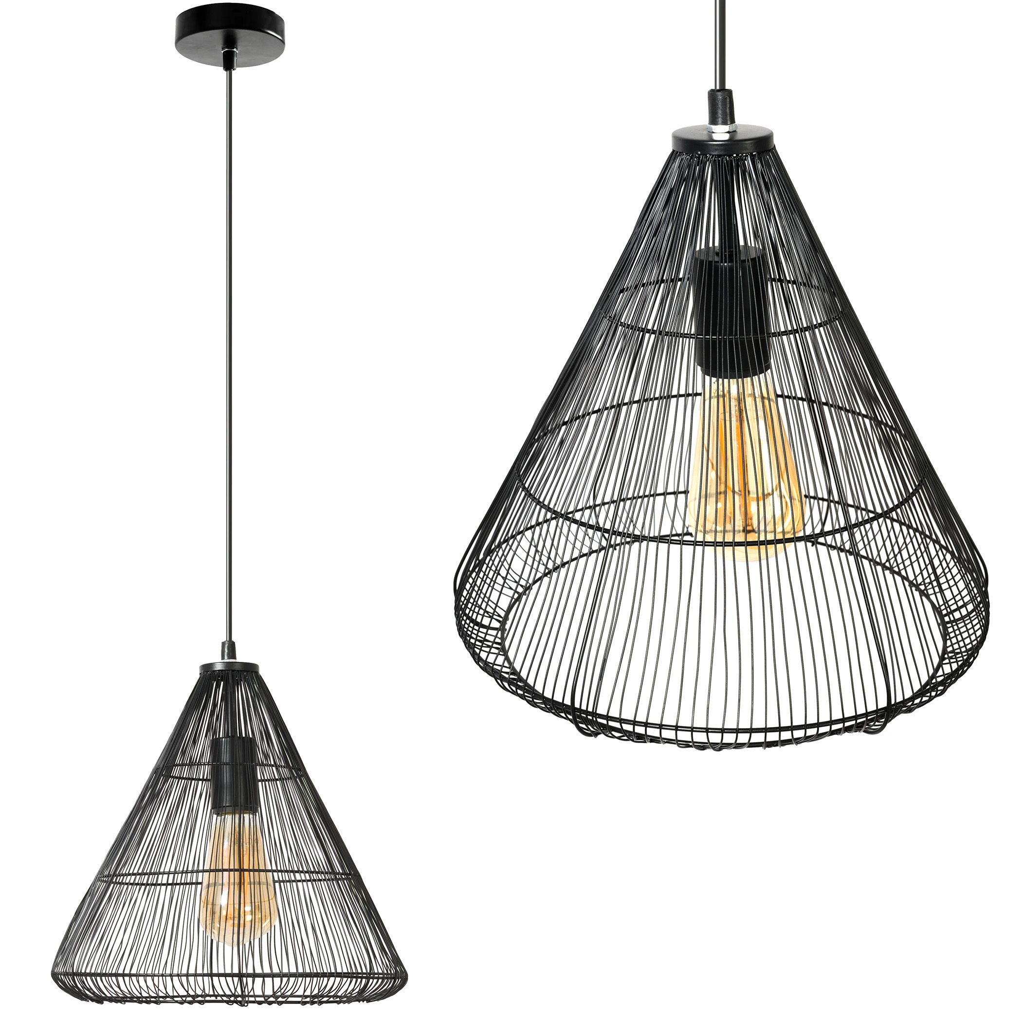 TOOLIGHT riippuvalaisin LH2065 Musta, 30x30x108cm