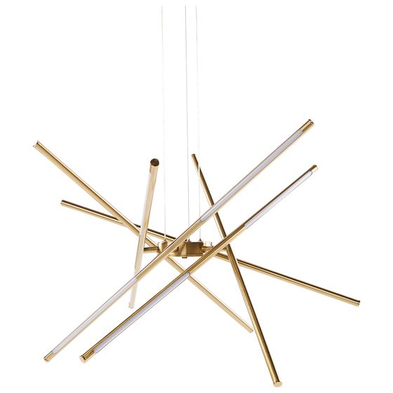 LED-riippuvalaisin PALUN himmentimellä metalli Kulta