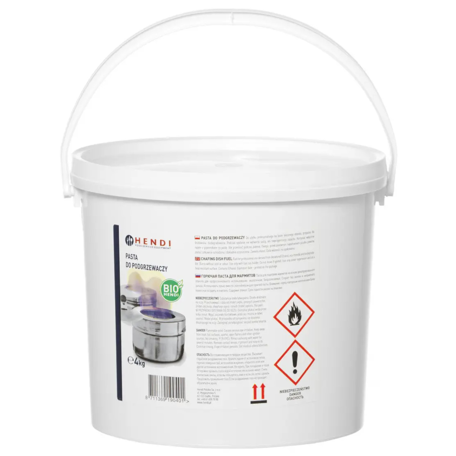 Etanolitahna tarjoiluastioiden lämmittimille - 2 x 4 kg sarja - Hendi 190029