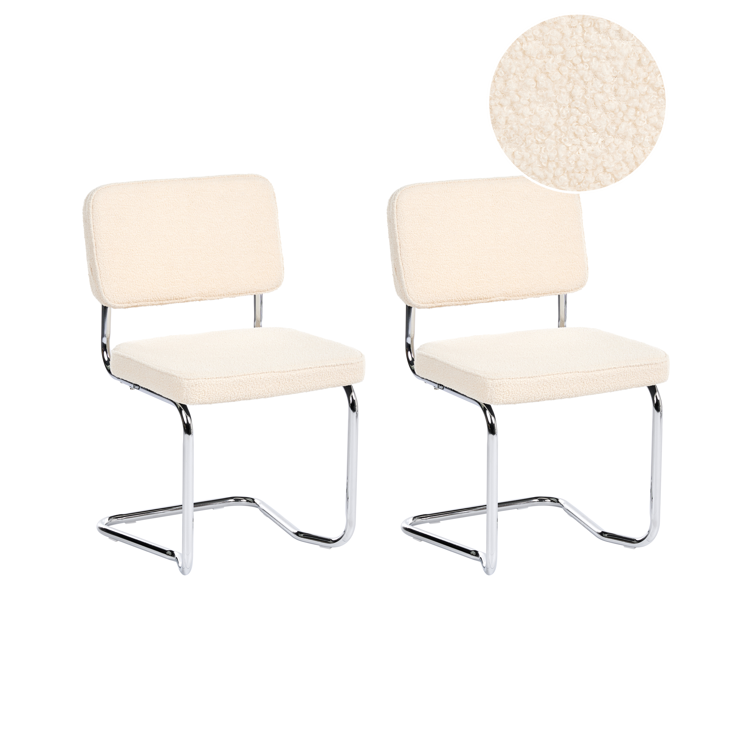 Ruokatuolisetti 2 kpl IRWIN Buklee Vaaleanbeige