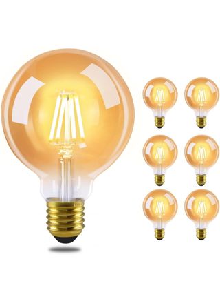 NETTLIFE kpl E27 LED - lamppuja, vintage - filamenttia, lämmin valkoinen, G95, 2700k, 4 W