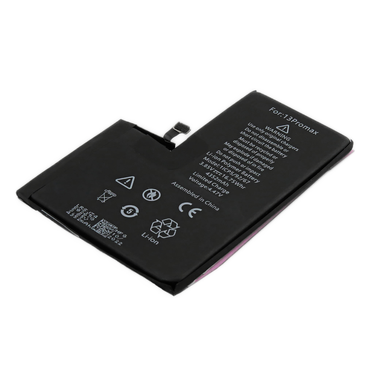 Akku iPhone 13 Pro Max:lle, 3,85V Li-Polymer 4352mAh