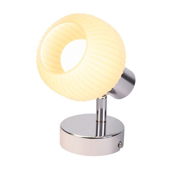 NETTLIFE valkoinen kattokohdevalaisin E14 vintage - lasivarjostin sisätiloihin moderni kohdevalaisin makuuhuoneeseen, olohuoneeseen