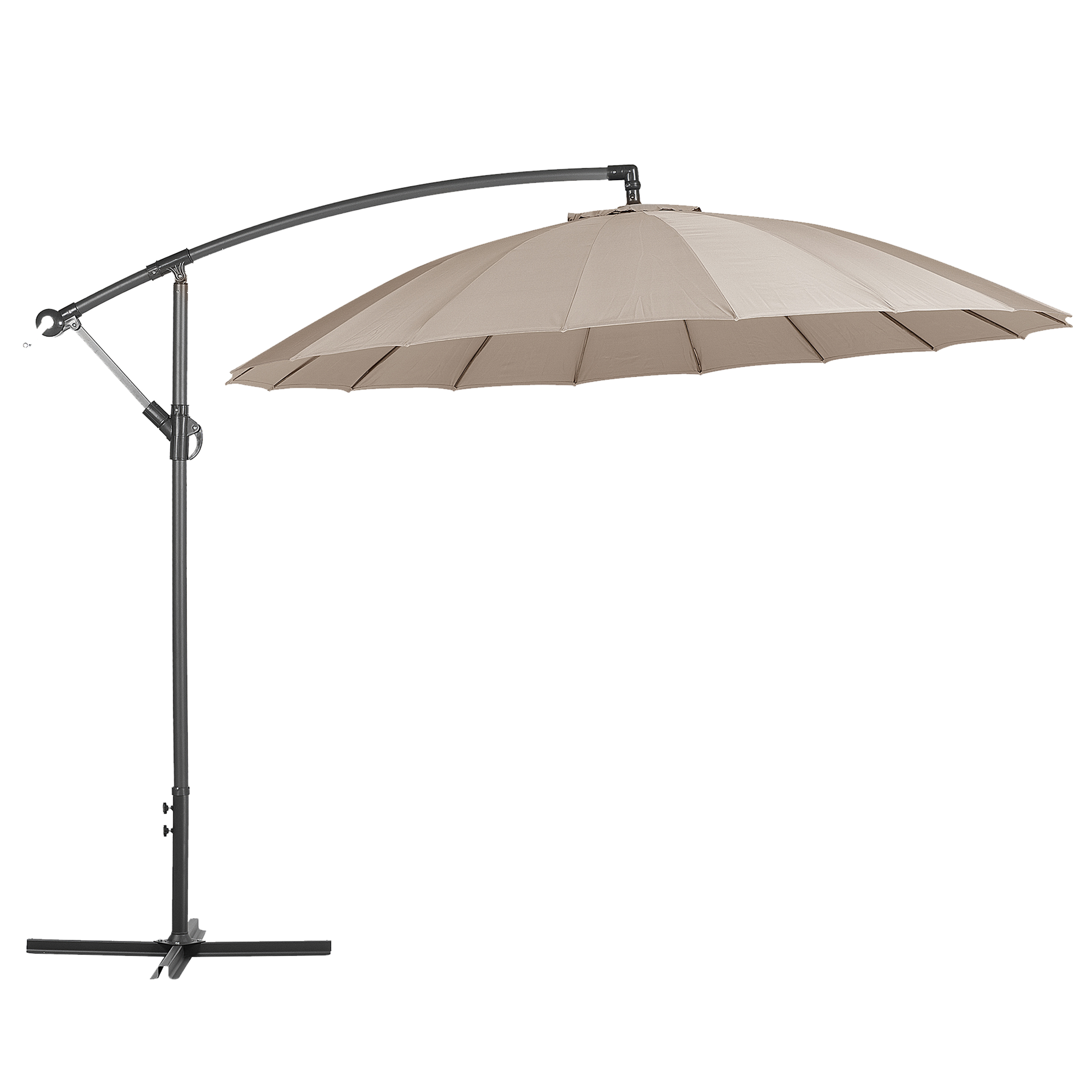 Riippuva aurinkovarjo 268 cm CALABRIA II Hiekanbeige