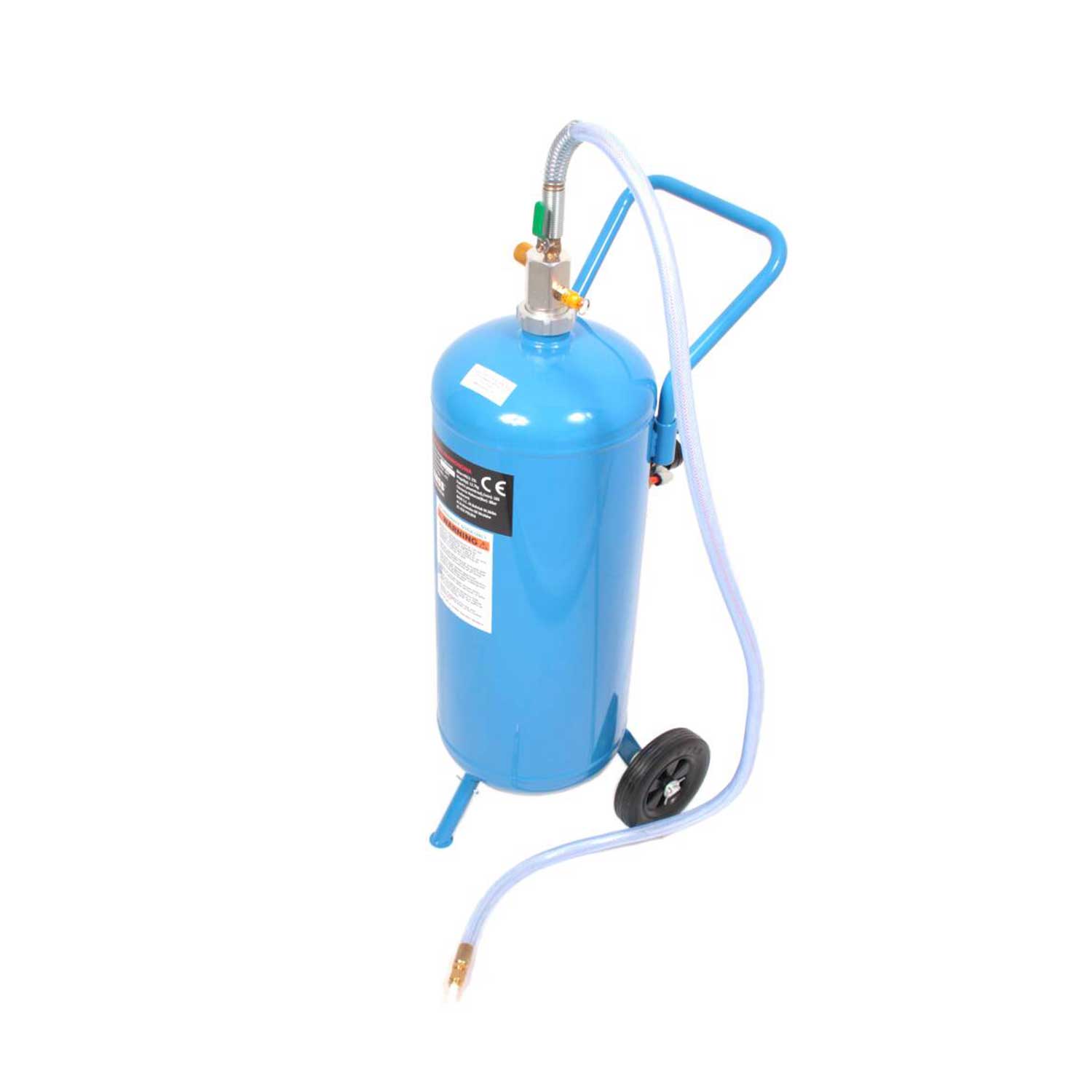 Hiekkapuhalluslaite 25 litran soodasäiliöllä