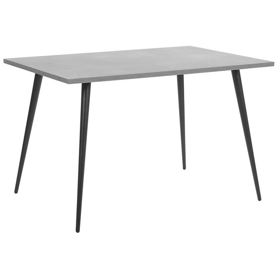Ruokapöytä SANTIAGO Harmaa betonikuvio 120 cm 80 cm
