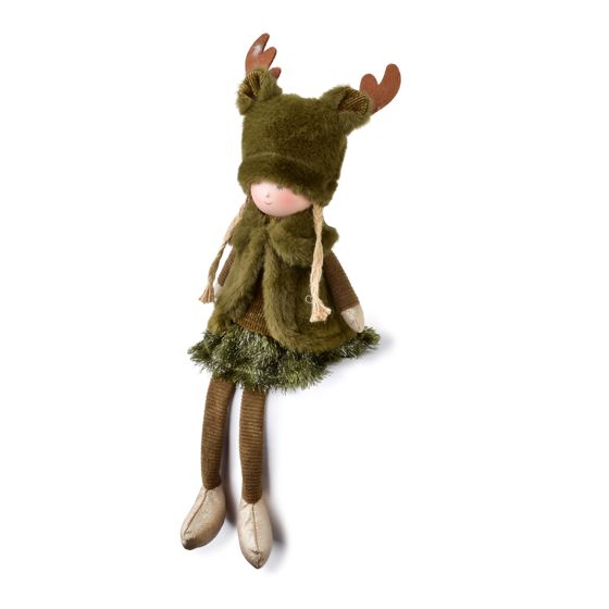 Pehmohahmo SANTA LILA vihreä tekstiili 15x10x25/47 cm