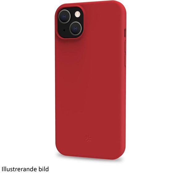 Cromo pehmeä kumikotelo iPhone 16 Pro Red