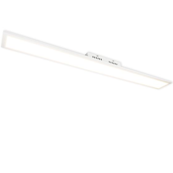 NETTLIFE LED - kattovalaisin, 42W valkoinen, 3360lm 120x15cm, himmennettävä paneeli Kaukosäätimellä moderniin, olohuoneeseen makuuhuoneeseen