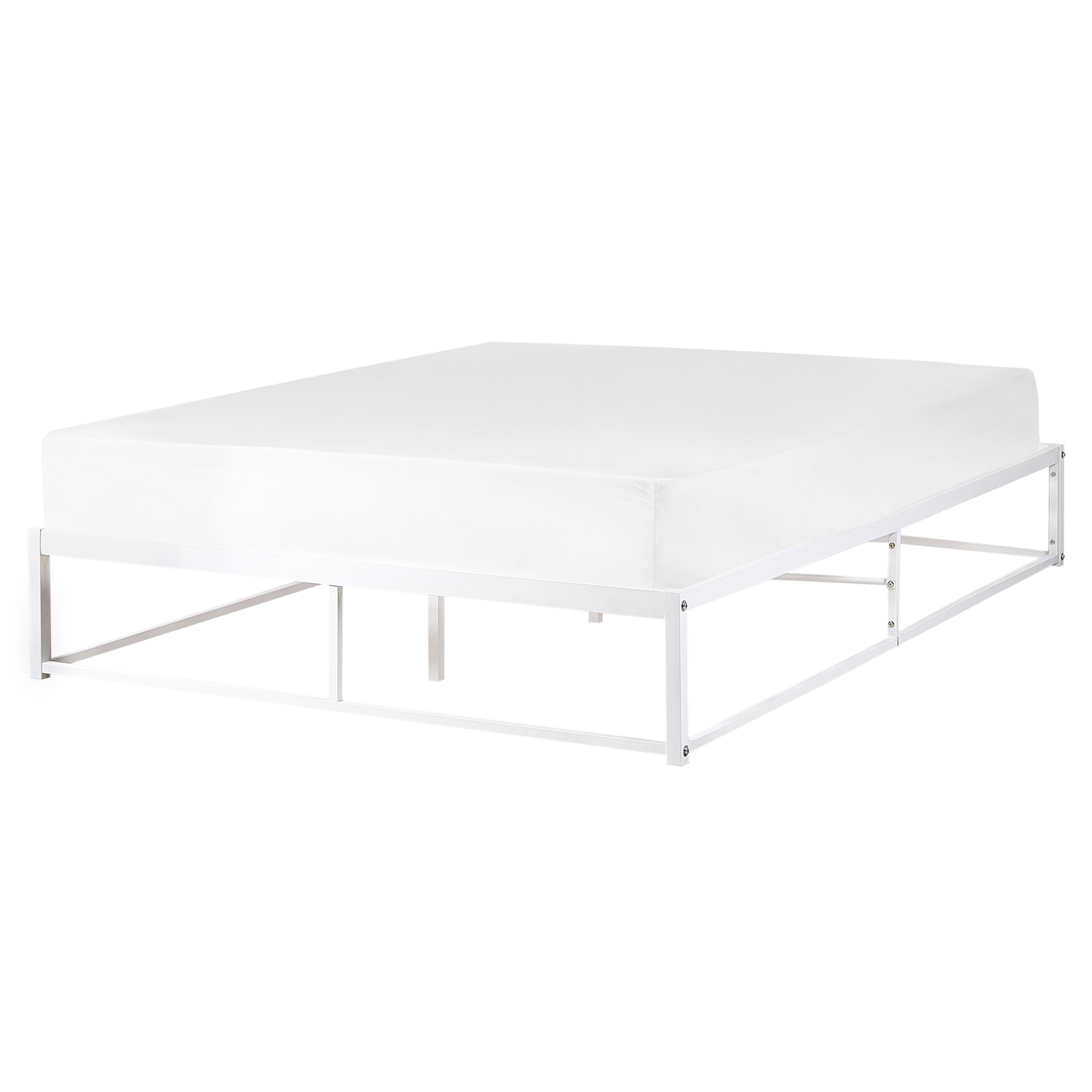 Sänky metalli VIRY 160 x 200 cm Valkoinen