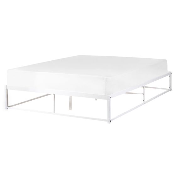 Sänky metalli VIRY 160 x 200 cm Valkoinen