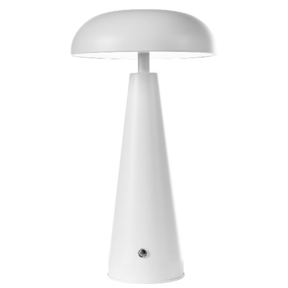 Langaton LED-pöytävalaisin BOCONO himmentimellä metalli Valkoinen